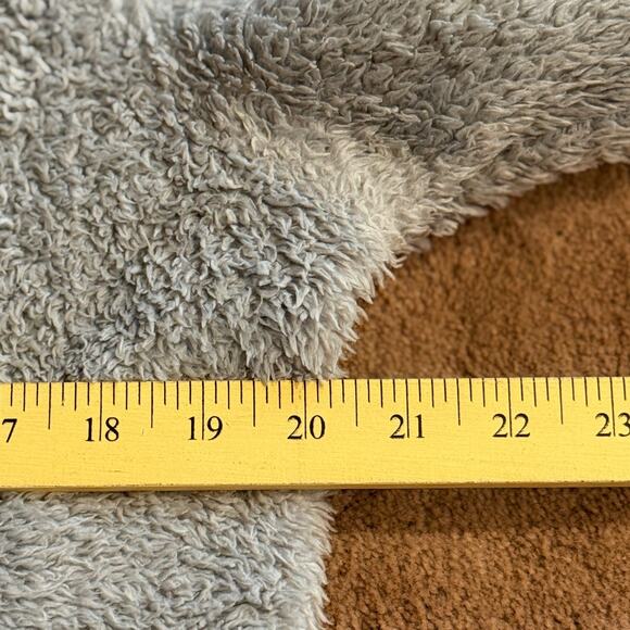 Patagonia Fleece Jacket Women's Sherpa LOS GATOS 1/4 Zip Gray Pullover Size L - Picture 5 of 6